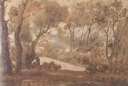 Claude Lorrain Pastoral Landscape (mk17) oil painting